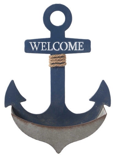 Special T Metal Welcome Anchor Hang 16"H x 12"W - Uncategorized Merchandise