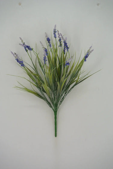 Golden Bell Lavender Bush 20" - Artificial Shrubs Silk