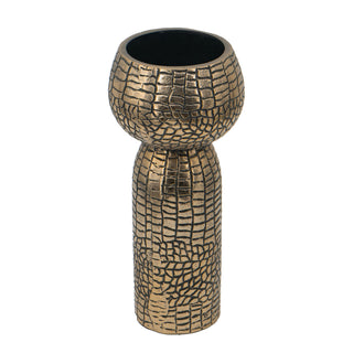 Flower Vase Antique Gold