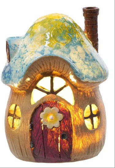 Special T LED Mushroom House (2 Asst) 4.5"H x 3.5"D - Uncategorized Merchandise