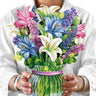 Lilies & Lupines Pop - up Greeting Card - Evergreen Home and Floral