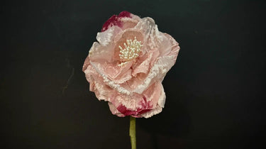 Light Garden Linen Flower Stem Pink 28" - Uncategorized Silk