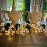 Light Garden Lit LED Dogwood Garland 70" - Uncategorized Lamps/Lights
