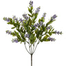 Allstate Mini Blossom Bush Lavender-Purple 15" - Uncategorized Silk