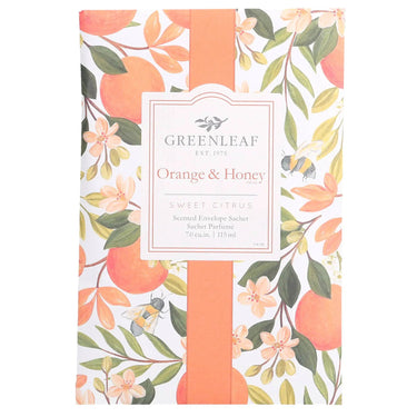 Greenleaf Gifts Orange & Honey Large Sachet - Air Fresheners Candles/Fragrance