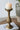A&B Ornate Wooden Candle Holder with Antique Gold Finish 4.5"D x 11" - Candle Holders Merchandise