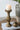 Ornate Wooden Candle Holder with Gold Finish 3.5"D x 11"H - Evergreen Home and Floral