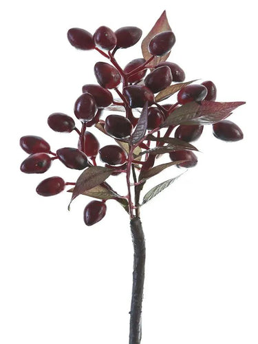 AmBest Oval Berry Spray Red 20" - Uncategorized Silk