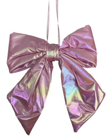 Pearlescent Bow Ornament 16" - Evergreen Home and Floral