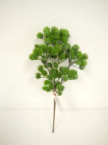 Supreme Pine Pick Green 13" - Artificial Non-Flowering Plants Silk