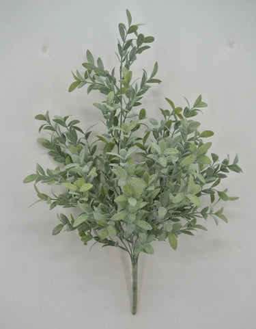 Golden Bell Plastic Leaves Bush 21" - Artificial Shrubs Silk