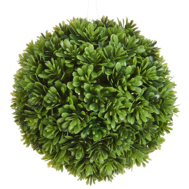Allstate Plastic Sedum Ball Green 6" - Artificial Non-Flowering Plants Silk