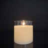 Radiance Large Pillar Candle Ivory 5.75" x 5.75" - Evergreen Home and Floral