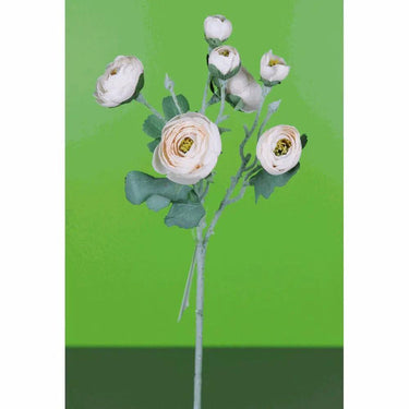 Direct Export Ranunculus Spray Peach 19" - Artificial Flowering Plants Silk