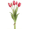 Allstate Real Touch Dutch Tulip Bouquet Beauty 16" - Artificial Flowering Plants Silk