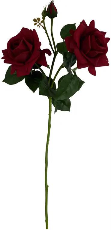 Select Real Touch Rose Spray Red 26" - Silk