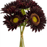 Select Real Touch Sunflower Bundle Rust 17" - Artificial Flowering Plants Silk