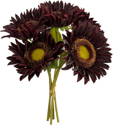 Real Touch Sunflower Bundle Rust 17" - Evergreen Home and Floral