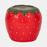 Sagebrook Red-Green Strawberry Planter 7"W x 6"H - Planters Merchandise