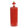 A&B Red Lidded Ceramic Jar 6.5" x 23" - Decorative Jars Merchandise