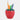 Sagebrook Red Strawberry Pencil Cup/Vase 4" - Vases Merchandise