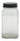 A&B Ribbed Clear Glass Kitchen Canister (3 Sizes) - Food Storage Containers Merchandise