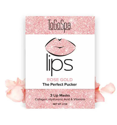 ToGo Spa Rose Gold Lips - Skin Care Masks & Peels Bath & Body