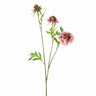 Direct Export Scabiosa Spray Red-White 25" - Artificial Flowering Plants Silk