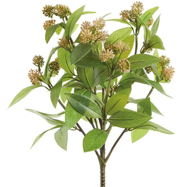 Allstate Sedum Bush Pink 16" - Artificial Non-Flowering Plants Silk