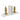 A&B Set of Two White Marble Chess Bookends 6" - Bookends Merchandise