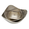 A&B Silver Lindi Aluminum Bowl Large 12" x 12" x 6" - Decorative Bowls Merchandise