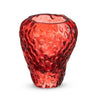 RAZ Strawberry Bouquet Glass Vase 4" - Vases Merchandise