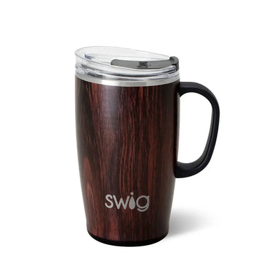 Swig Travel Mug 18oz- Bourbon Barrel - Drinkware Merchandise