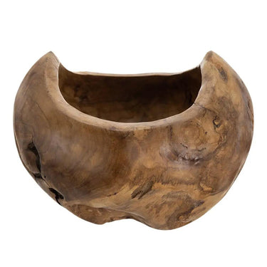 A&B Teak Bowl 12" x 11" - Decorative Bowls Merchandise