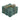 A&B Teal Marble Coasters (Set of 4) 4"x 4" - Coasters Merchandise