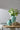 A&B Teal Terracotta Pitcher Vase 8" x 7" x 9" - Vases Merchandise
