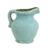 A&B Teal Terracotta Pitcher Vase 8" x 7" x 9" - Vases Merchandise