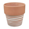 A&B Terracotta Swirl Pot Large 9.5" x 9.5" - Uncategorized Merchandise