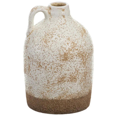 Allstate Terracotta Vase Antique Cream 7" - Vases Merchandise