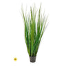 Regency UV Blade Grass in Pot 48" - Artificial Non-Flowering Plants Silk