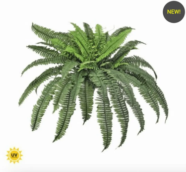 Regency UV Extra Large Boston Fern 38" - Artificial Non-Flowering Plants Silk