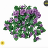 Regency UV Hydrangea Hanging Bush Lavender 27" - Artificial Flowering Plants Silk