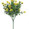 Select UV Mini Pom Bush Yellow 12" - Uncategorized Silk