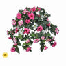 Regency UV Petunia Hanging Bush Pink-White 26" - Uncategorized Silk