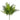 Greenhouse International UV Plastic Mini Maiden Hair Fern Bush 20.5"L - Artificial Non-Flowering Plants Silk