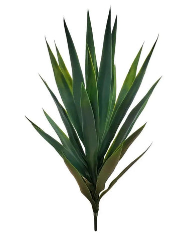 Greenhouse International UV Yucca Plant Bush Green 26" - Artificial Non-Flowering Plants Silk