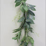 Supreme Viewing Leaf Berry Garland Green 6' - Garlands Silk