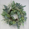 Supreme Viewing Leaf Berry Wreath Green 22" - Wreaths Silk