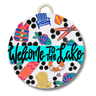 DK Designs "Welcome To The Lake" Lake Life Door Hanger - Decor Merchandise