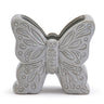 Napco White Embossed Butterfly Planter 4.25" x 4.75"H - Planters Merchandise